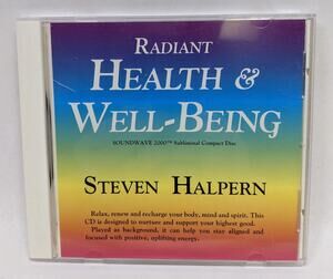 Steven Halpern – Radiant Health & Well Being CD - 1994 Meditation, Therapy